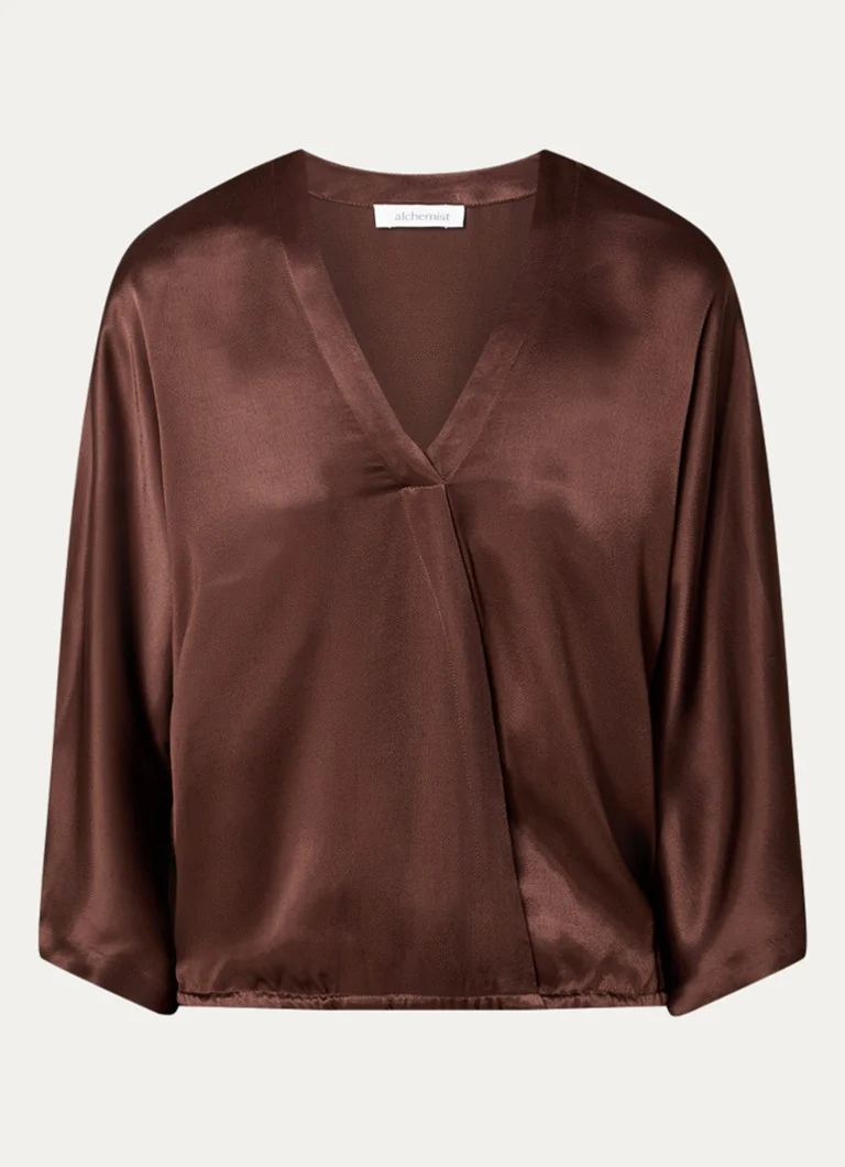 Top din satin cu oregano Alchemist