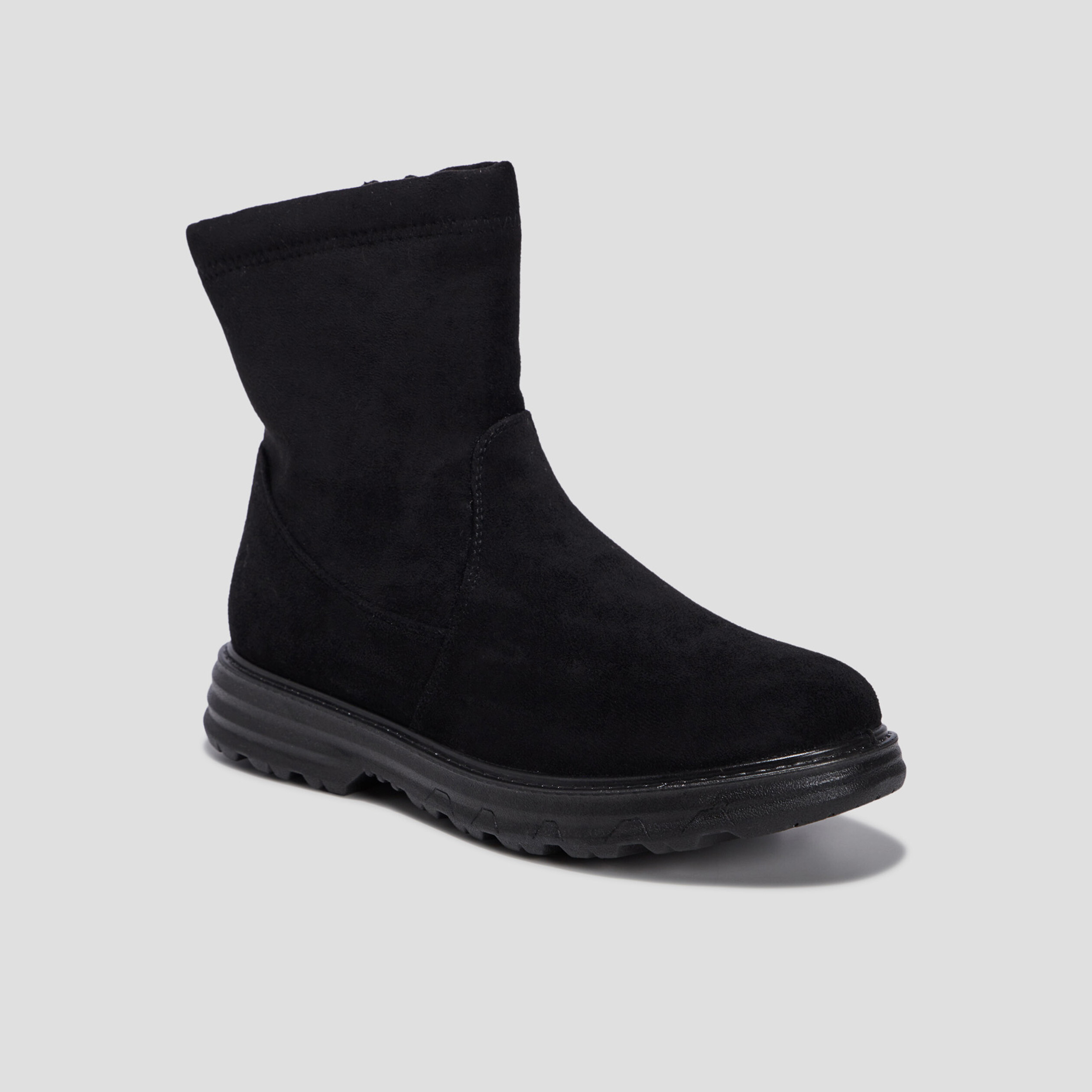 Bottines fourrées noir femme | La Halle
