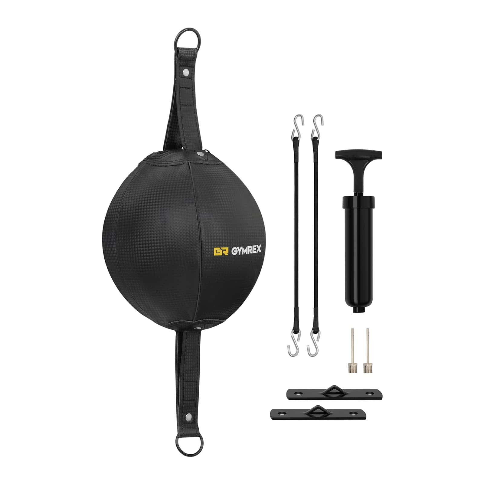 Gymrex Punchingball Doppelendball Speedball Schlagbirne Punchingball Boxbirne Spannseile