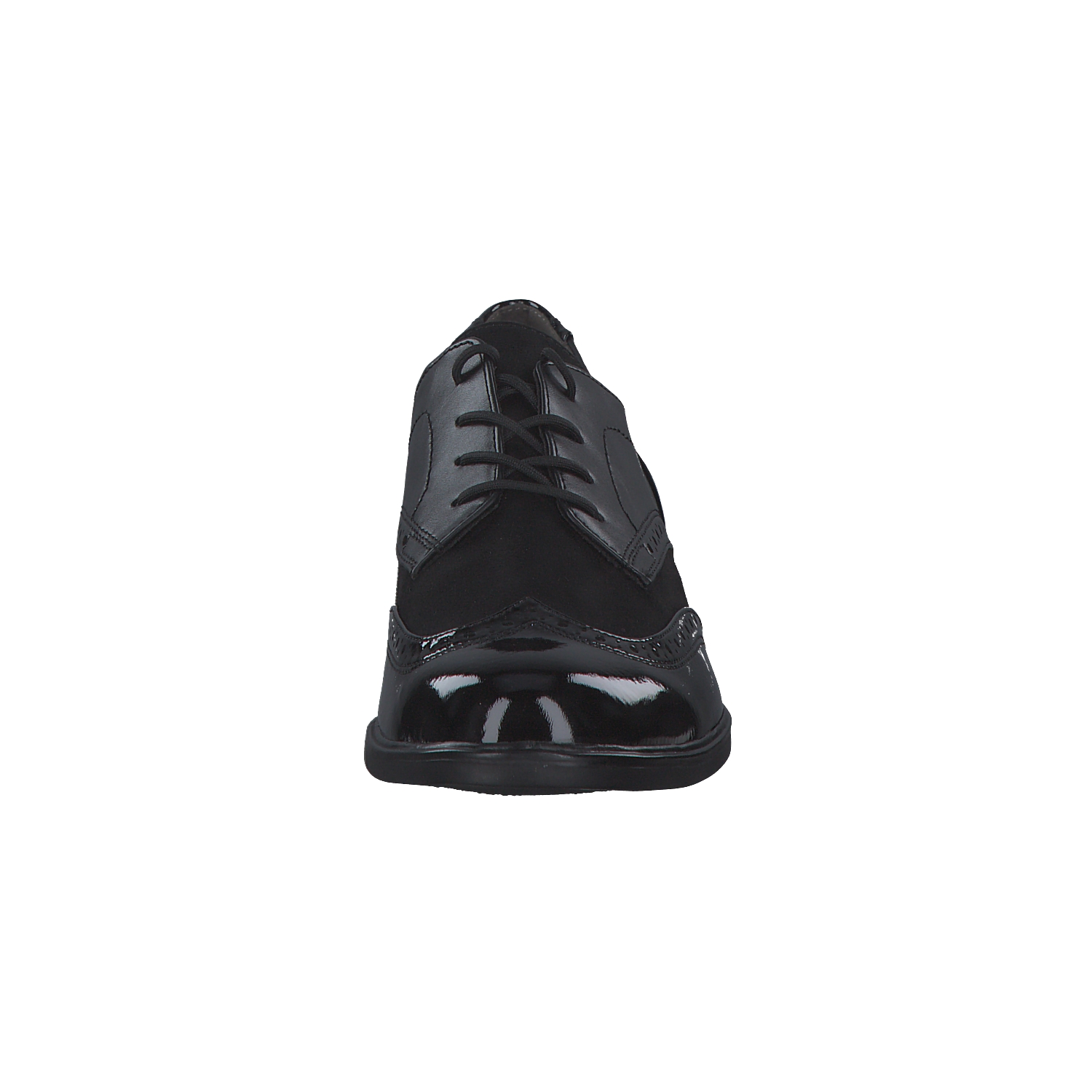 Jana Shoes 23260, Schnürschuhe, Damen, Schwarz