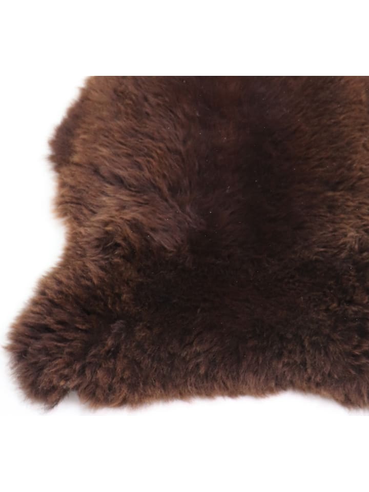 Kaiser Naturfellprodukte H&L Schaffell in Dunkelbraun günstig kaufen 80-100 cm