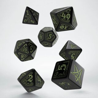 Cthulhu Würfelset Black | Glow-in-the-Dark (7)