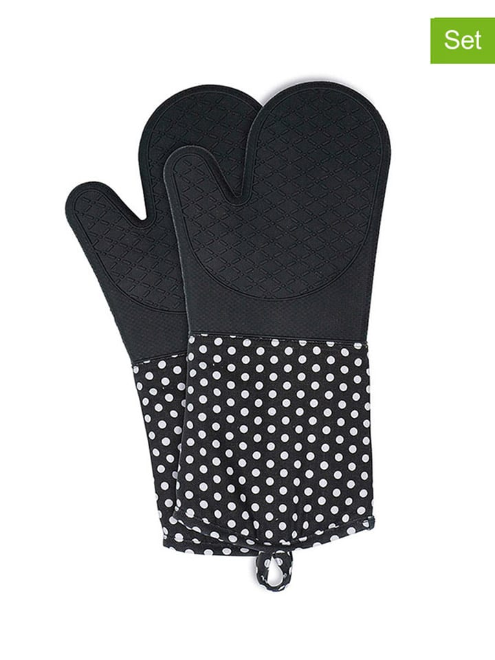 Wenko 2er-Set: Topfhandschuhe in Schwarz - (L)37,5 x (B)18,5 cm günstig kaufen onesize