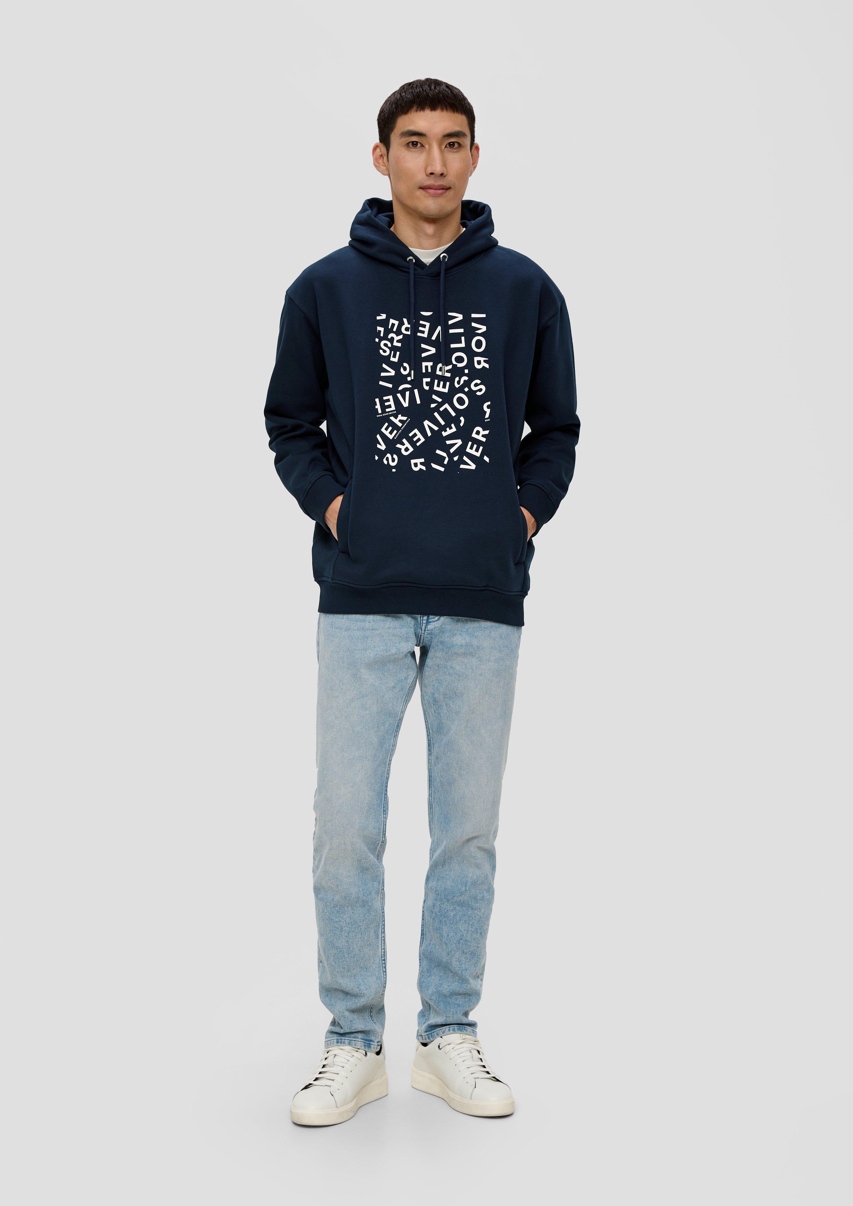 Kapuzensweater mit Frontprint  2138658-59D3