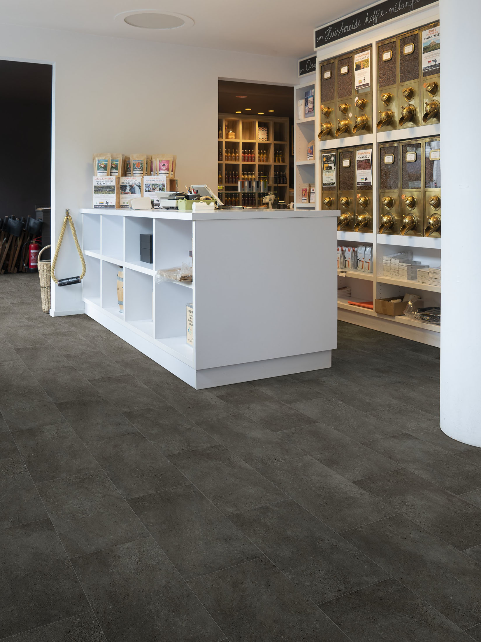 Murcia Vinyl-Rollenware, Tile Grey 999D