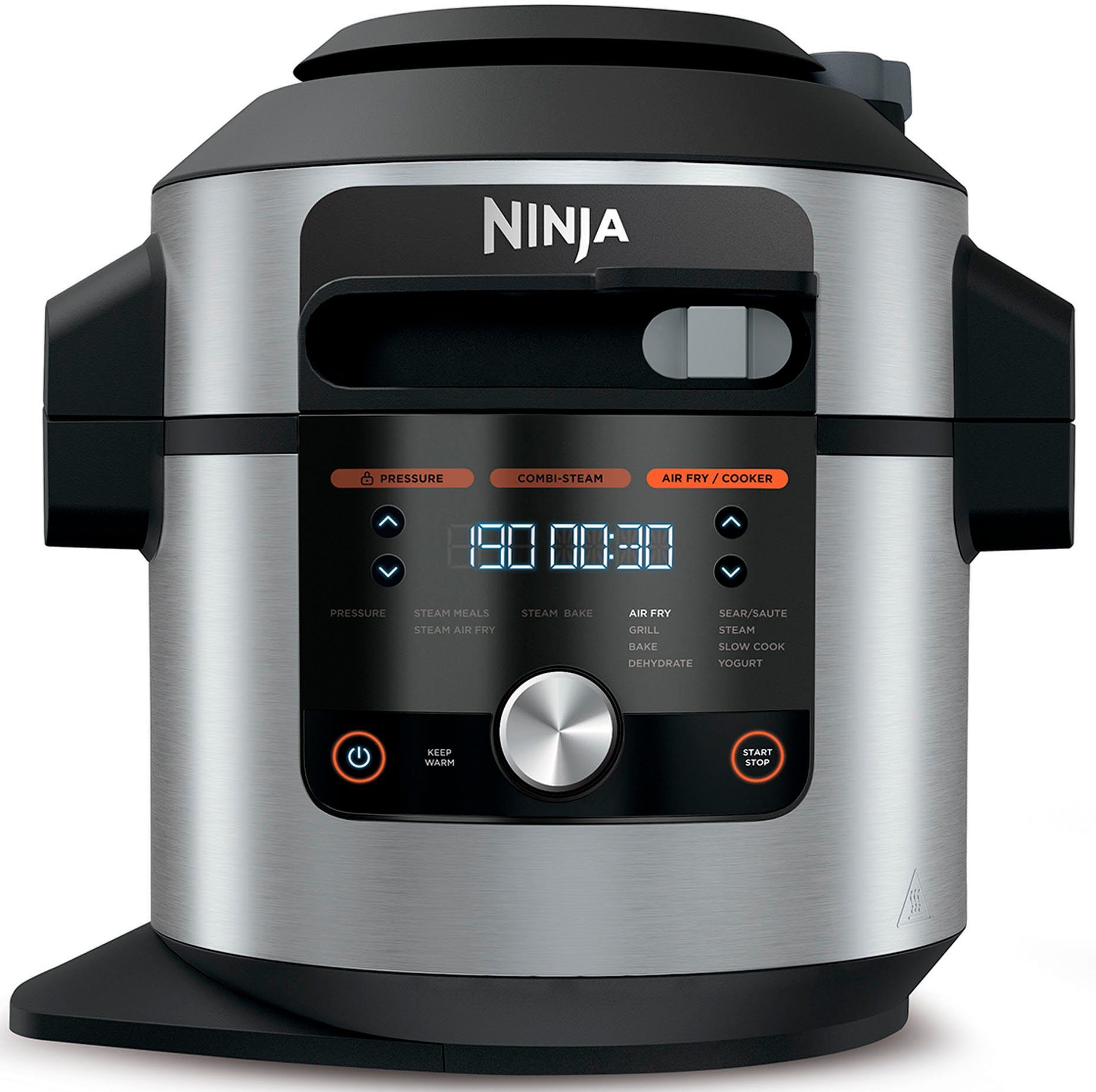 NINJA Multikocher Foodi MAX 12-in-1 SmartLid Multikocher OL650EU, 1760 W, 7,5 l Schüssel