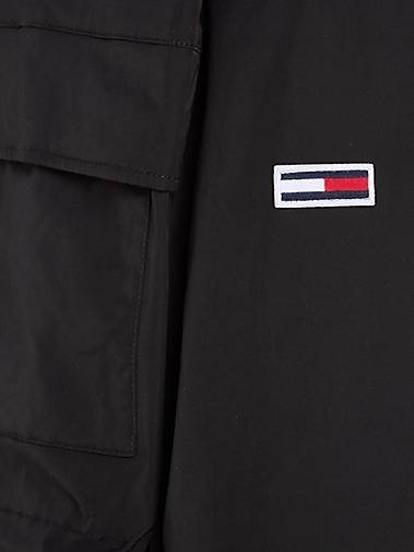 TOMMY-JEANS Herren Jacke mit Kapuze TJM TECH PARKA wattiert