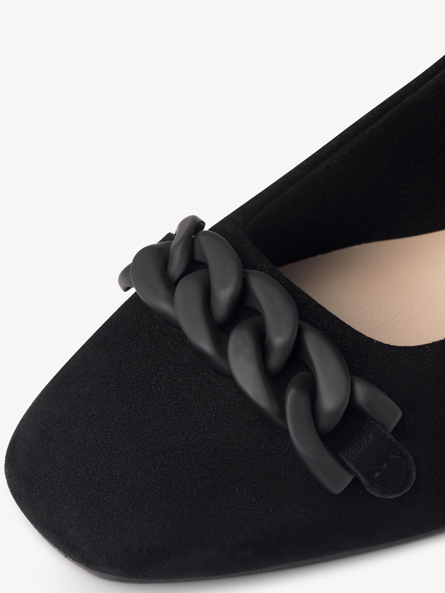 Escarpin en cuir - noir