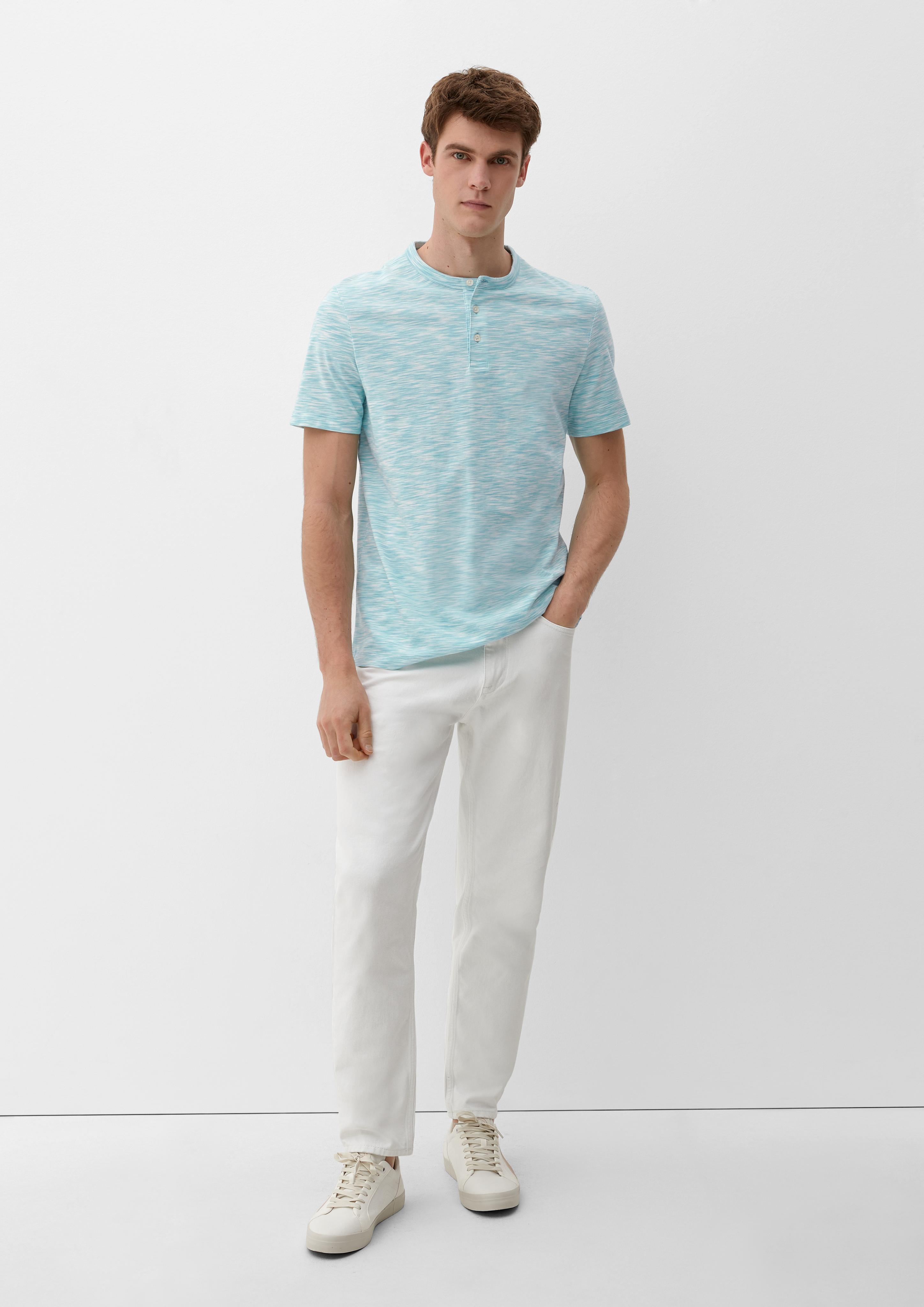 T-Shirt mit Henleyausschnitt  2129855-61W1