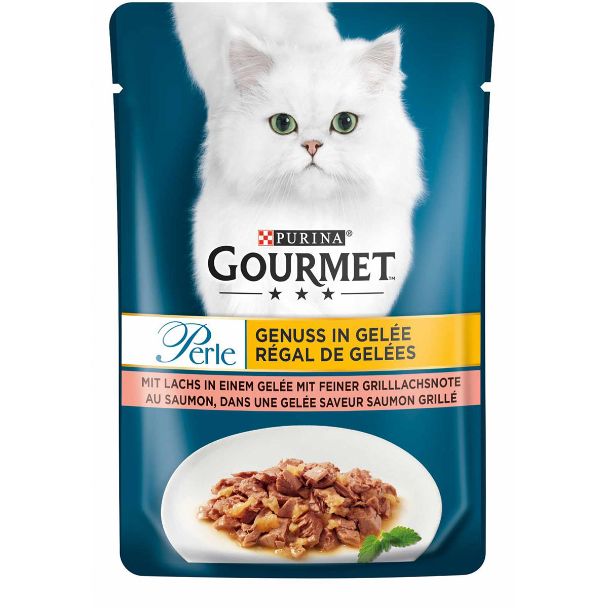 GOURMET Perle Genuss in Gelee mit Lachs kaufen bei ZooRoyal