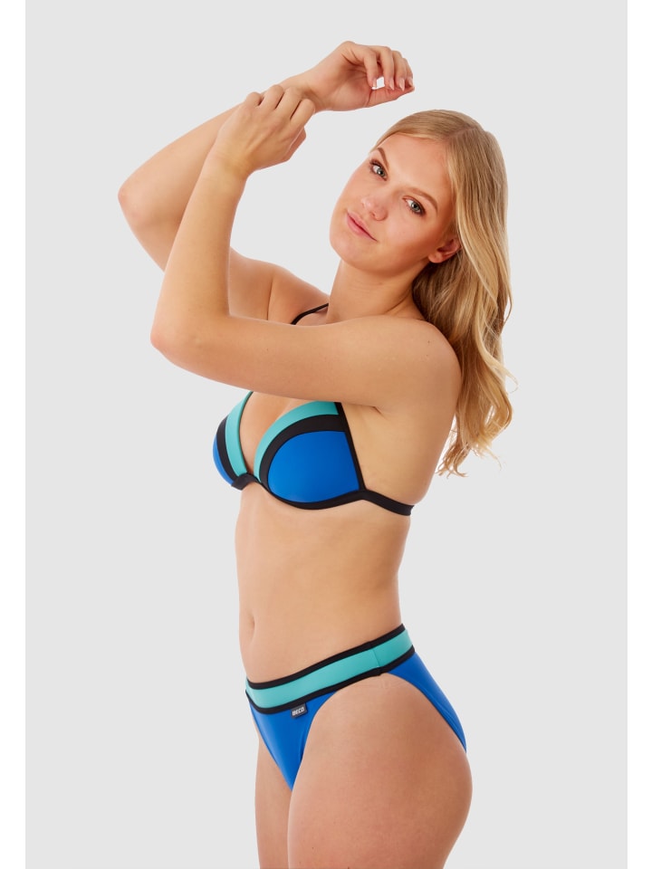 BECO the world of aquasports Bikini BEactive Sweetheart X-Back Swimwear in blau-türkis günstig kaufen