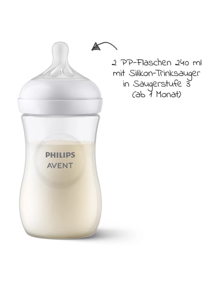 Philips Avent 6-tlg. Neugeborenen-Starter-Set Natural Response - in weiss günstig kaufen onesize