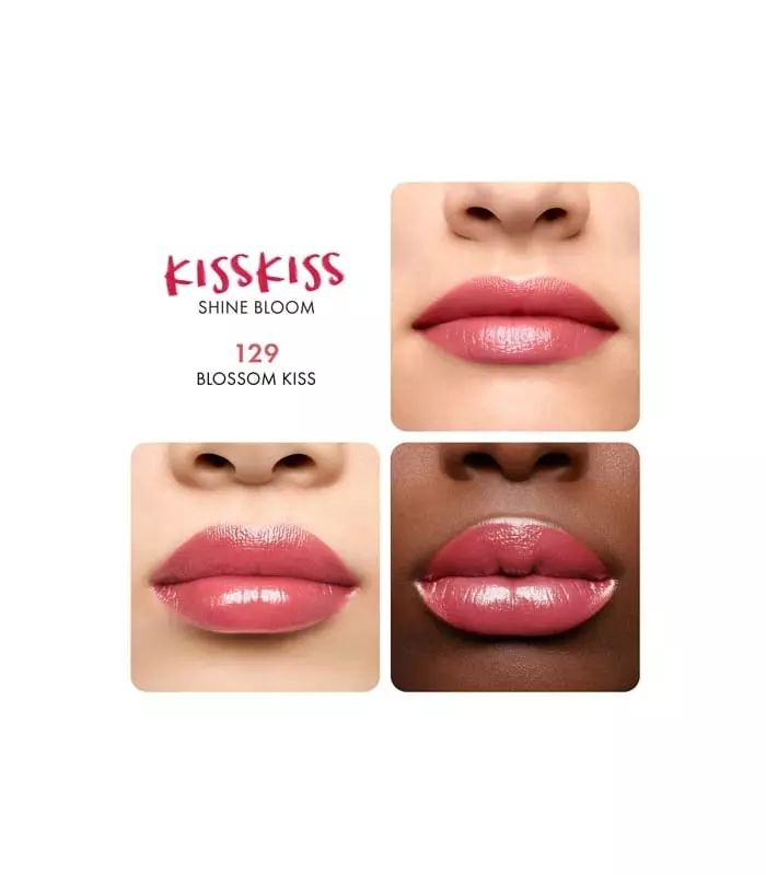 KISSKISS SHINE BLOOM Rouge brillant 95% d'ingrédients d'origine naturelle*