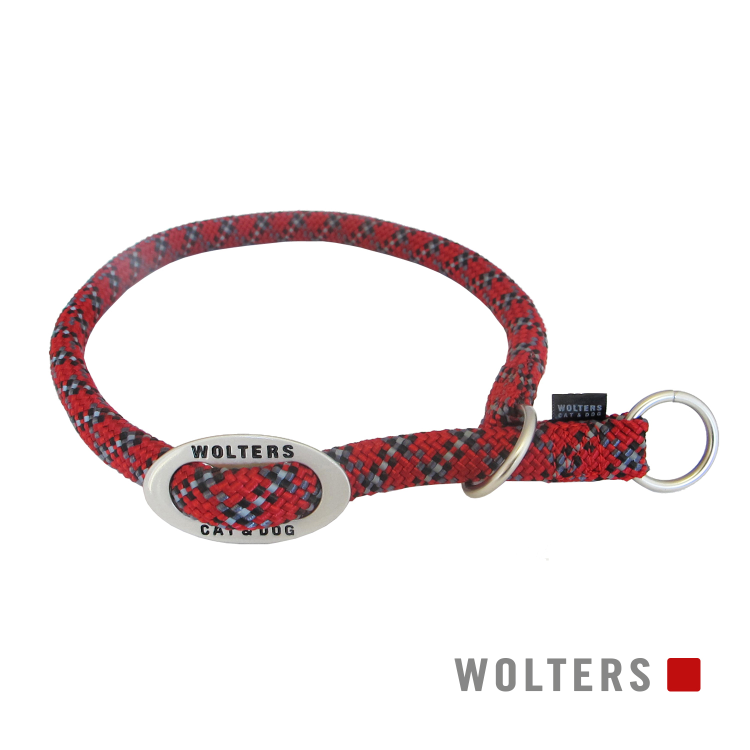 Wolters Hundehalsbänder Wolters Halsband Everest rot/ schwarz, 40 cm, 9 mm