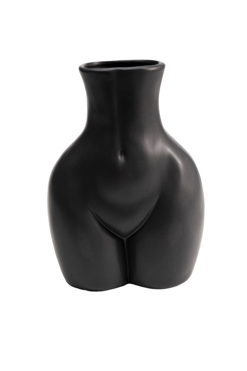 KARE Vase Donna Schwarz