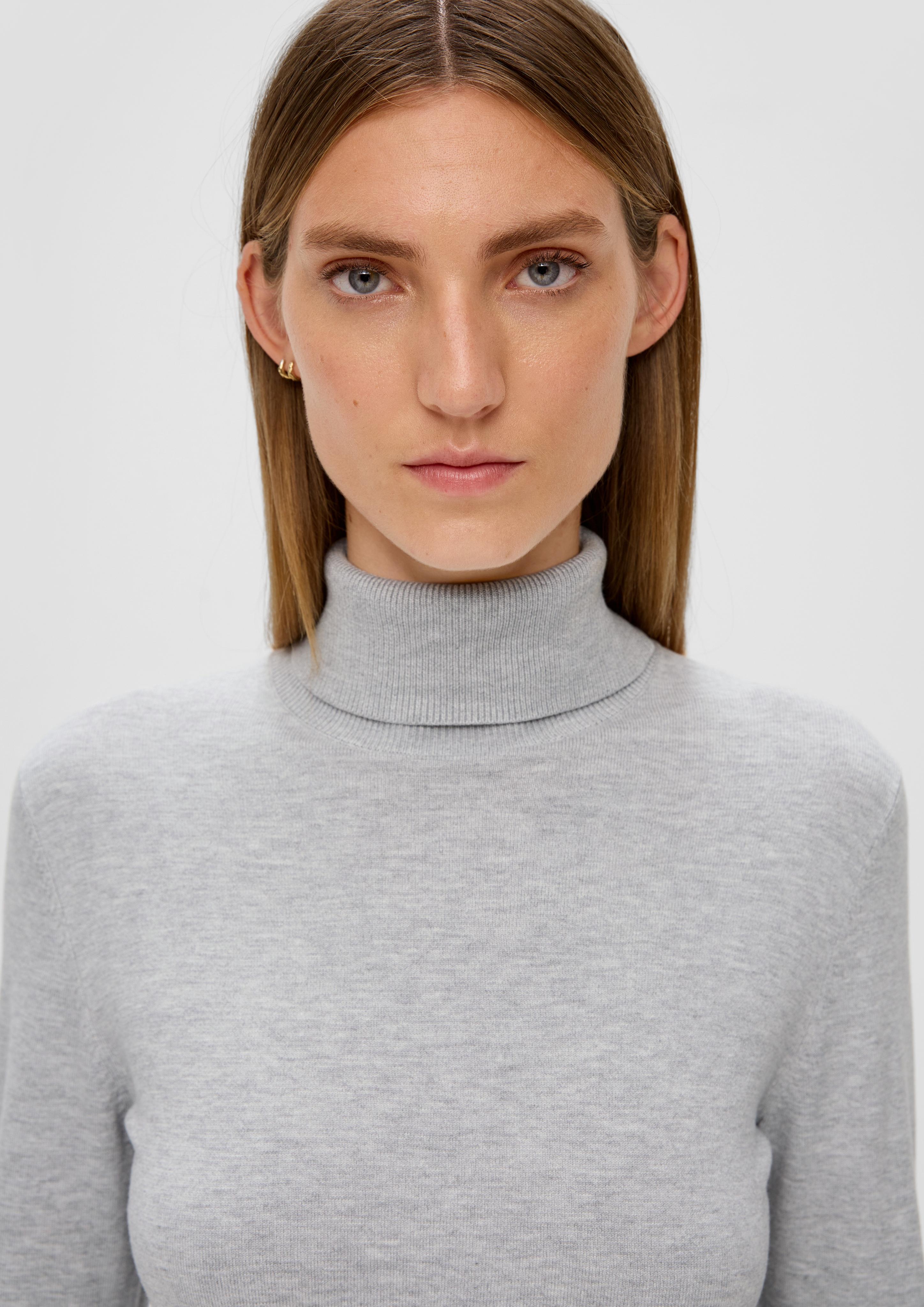 Rollkragenpullover aus Viskosemix  2136081-9103