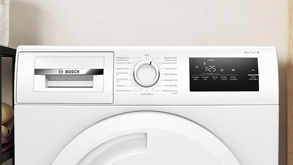 BOSCH Kondenstrockner Serie 4 WTN83203, 8 kg