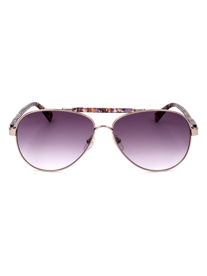 Longchamp Damen-Sonnenbrille in Gold-Braun/ Lila günstig kaufen 61