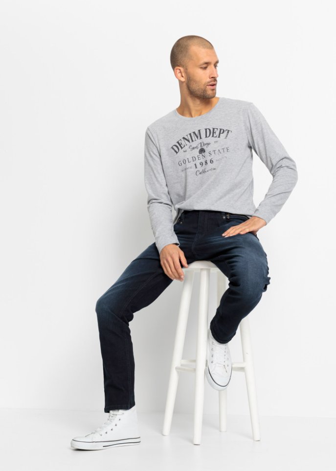 Slim Fit Stretch-Jeans, Straight