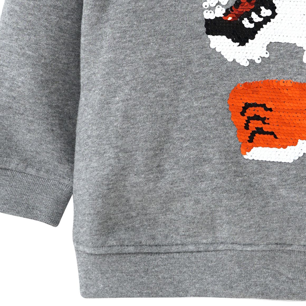 Jungen Sweatshirt mit Wendepailletten