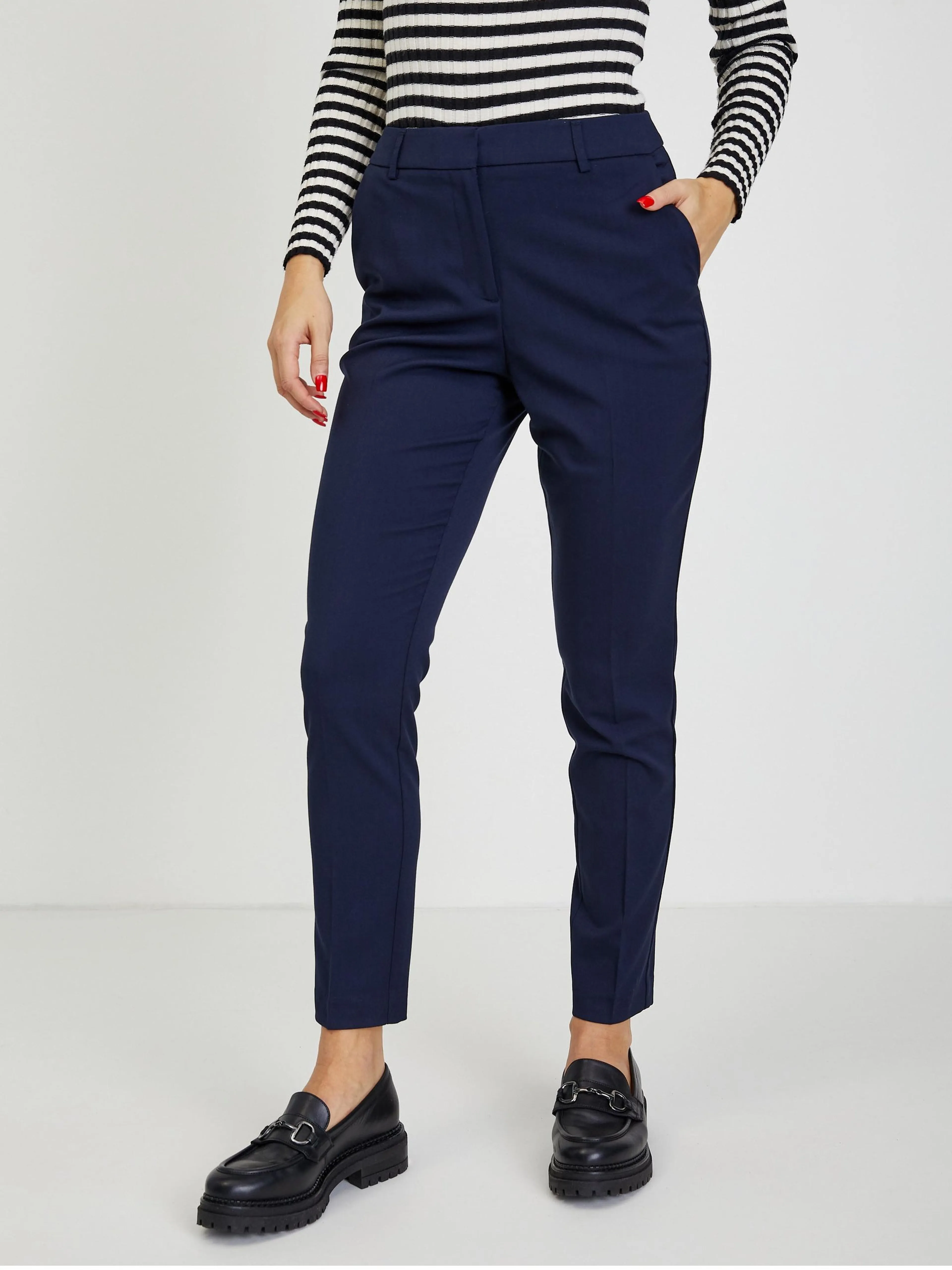 Dunkelblaue Damenhose ORSAY