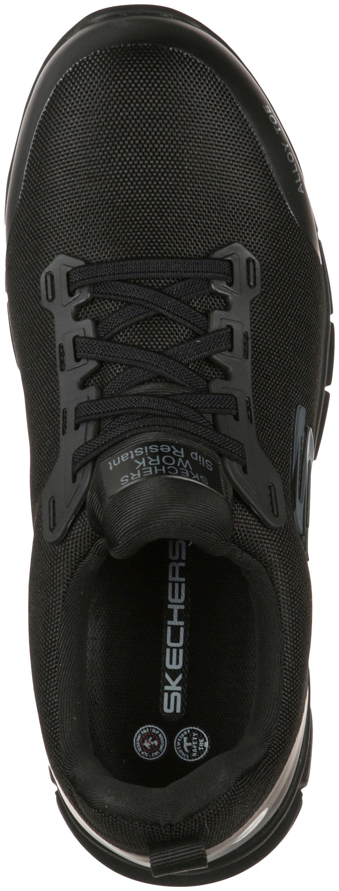 Skechers SURE TRACK - JIXIE Sicherheitsschuh S1 P ESD, Slip On mit Bungeeschnürung, durchtrittsicher, atmungsaktiv