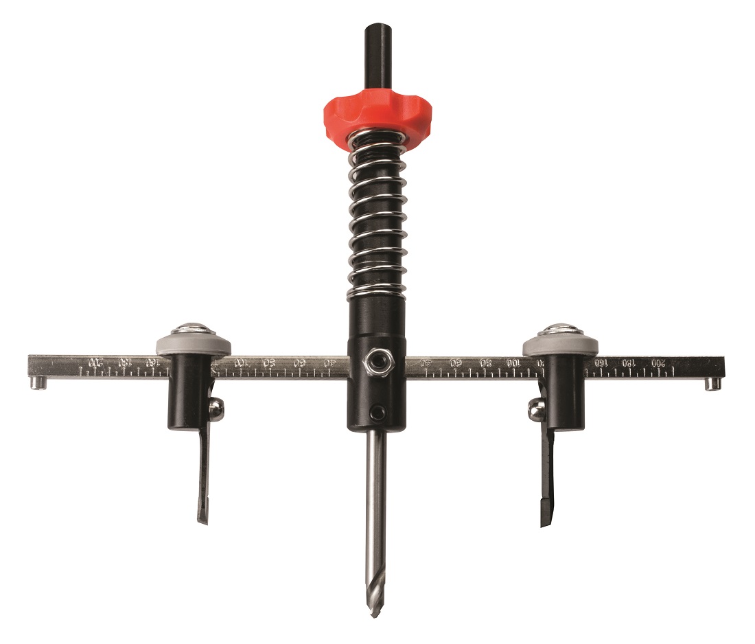 BOXTEC Hartmetall Kreisschneider BHC im Koffer einstellbar im Koffer mit 4 Messern BHC 205