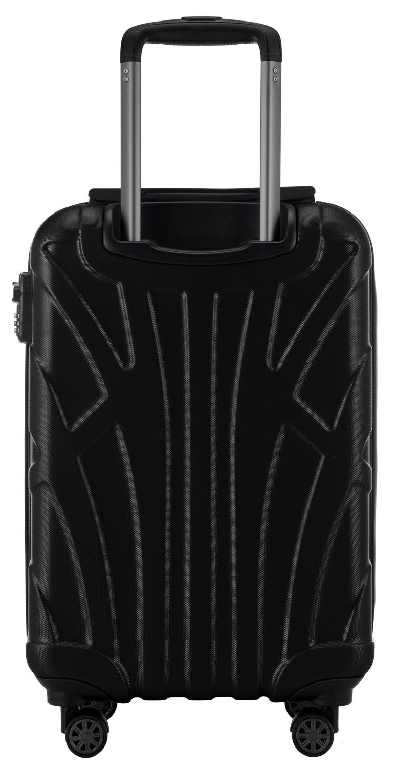 Suitline Handgepäckkoffer S1, 4 Rollen, Robust, Leicht, TSA Zahlenschloss, 55 cm, 33 L Packvolumen