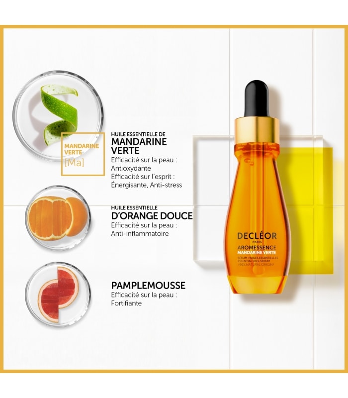 DECLÉOR-MANDARINE VERTE-Aromessence - Sérum Huiles Essentielles