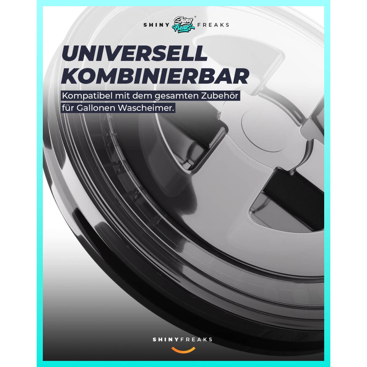 chemicalworkz Performance Buckets Wascheimer 3,5GAL Schwarz Transparent