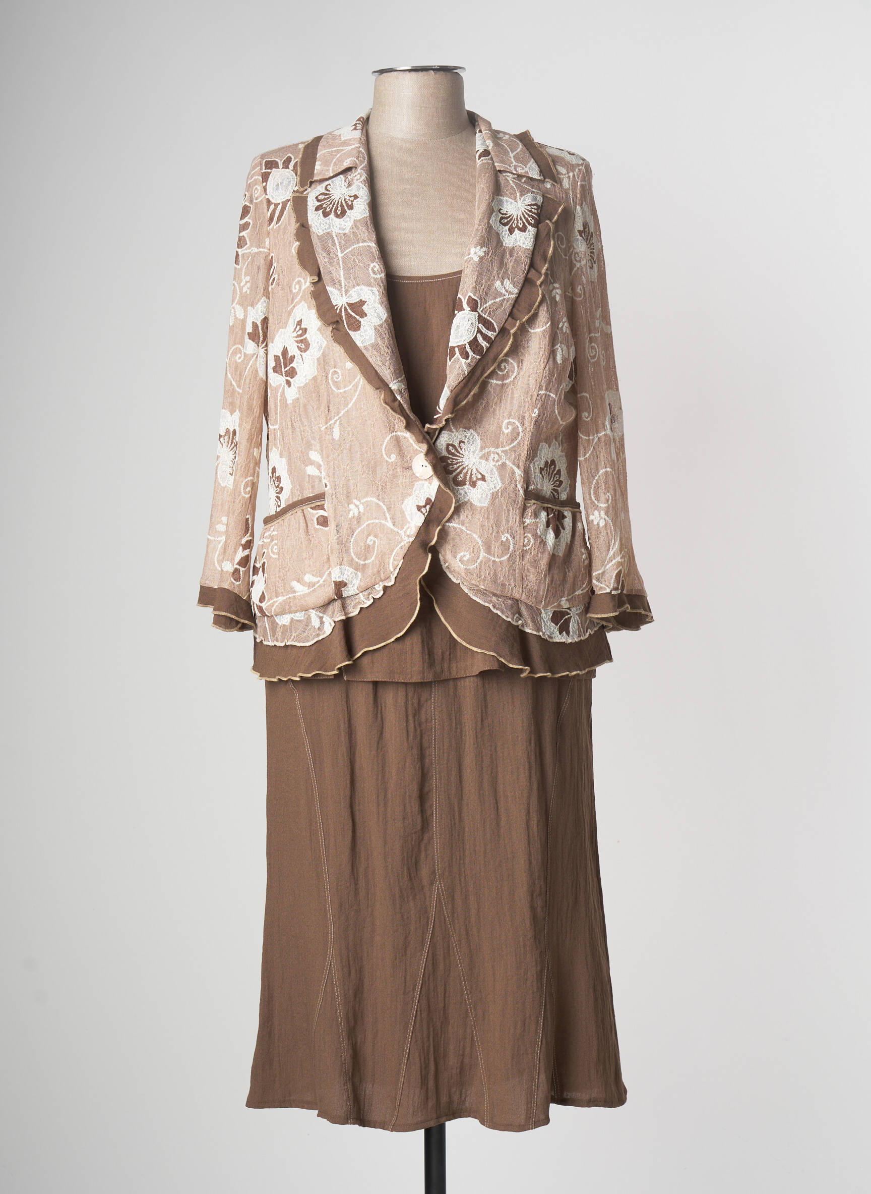 France Rivoire Ensembles Jupe Femme couleur marron