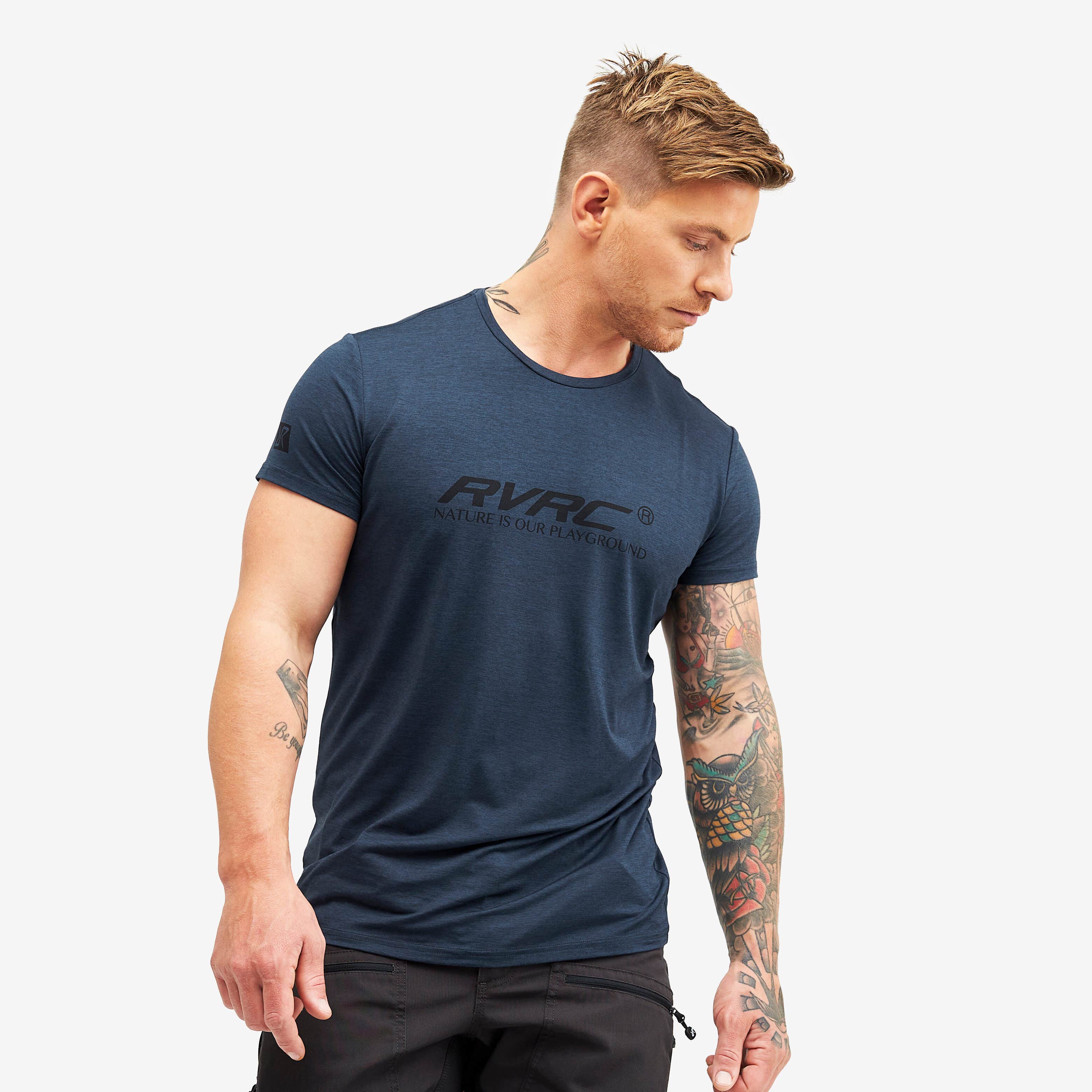 Vagabond Tee Homme Navy Melange