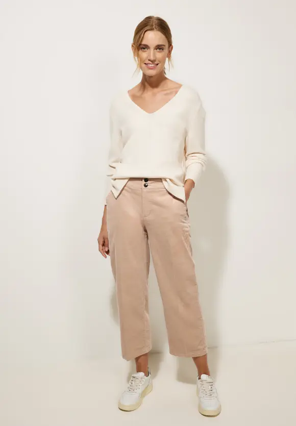 Street One Casual Fit Babycord Hose