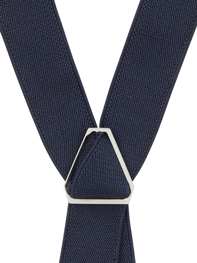 Hosenträger in X-Form in marineblau