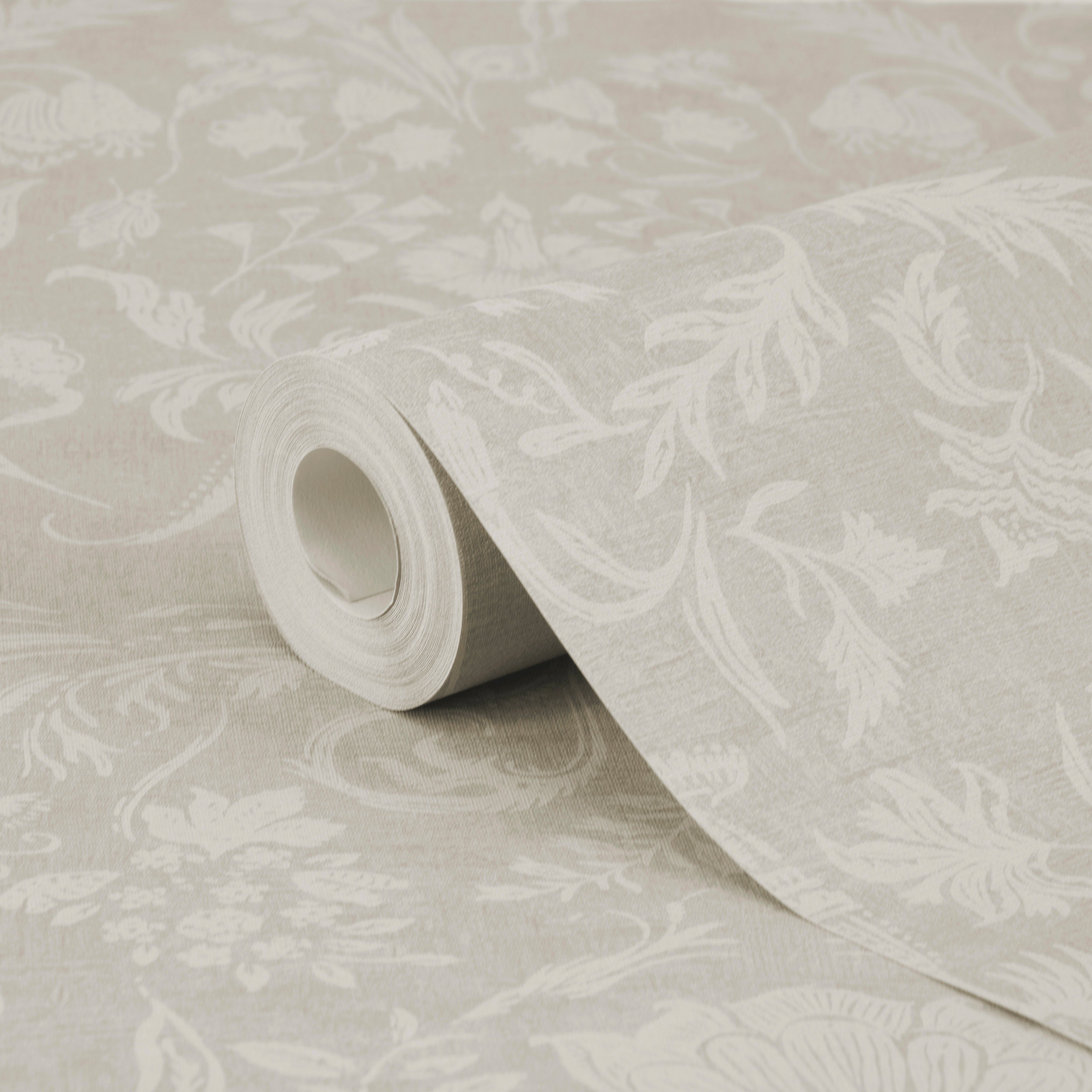 LOOKS by Wolfgang Joop Vliestapete Majestic Damask, texturiert, Jacquardmuster, (1 St), 10mx52cm