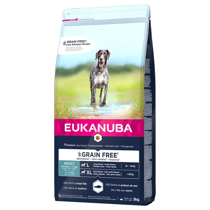 Eukanuba Grain Free Adult Large Dogs mit Lachs