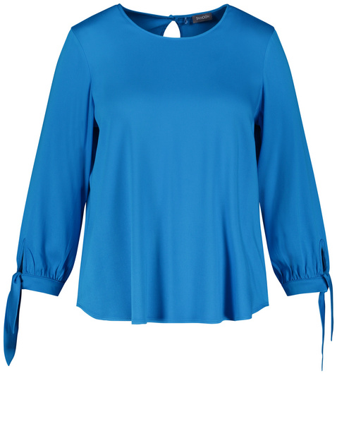 Blusenshirt mit Knoten-Details am Arm