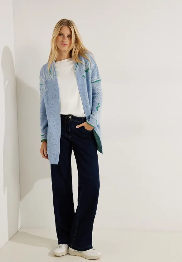 CECIL Offener Cardigan mit Wording
