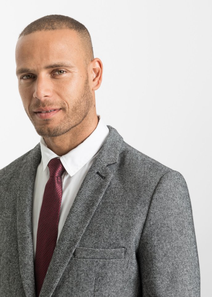 Anzug (4-tlg.Set): Sakko, Hose, Hemd, Krawatte, Slim Fit