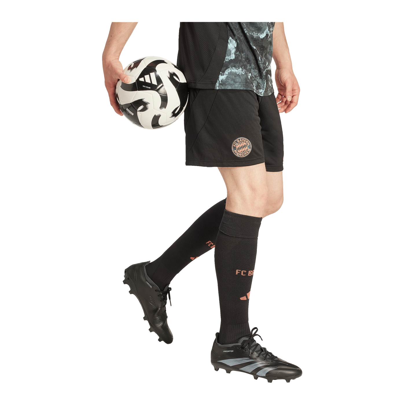 adidas FC Bayern München Short Away Schwarz