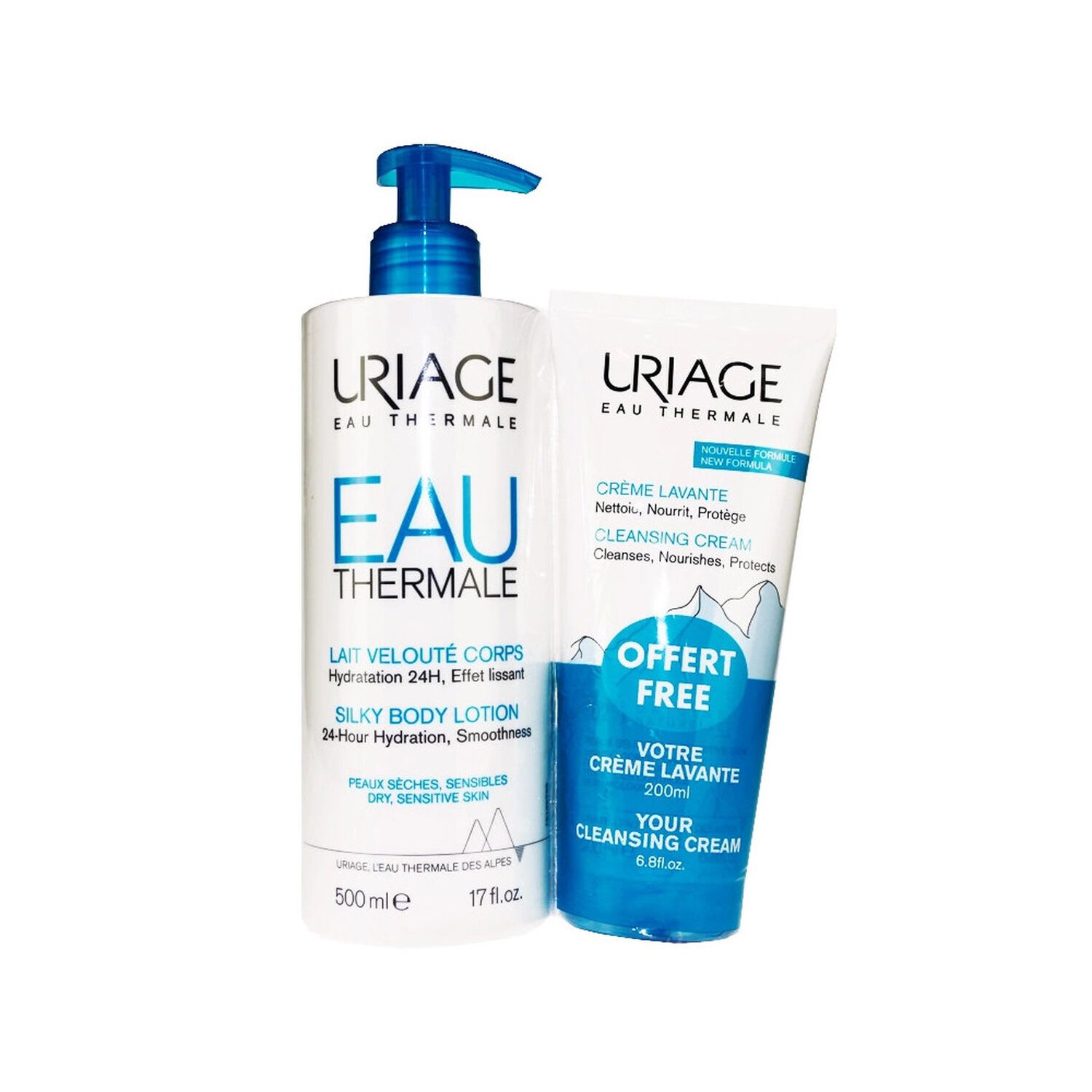 Uriage Eau Thermale Lait Velouté Corps + Crème Lavante