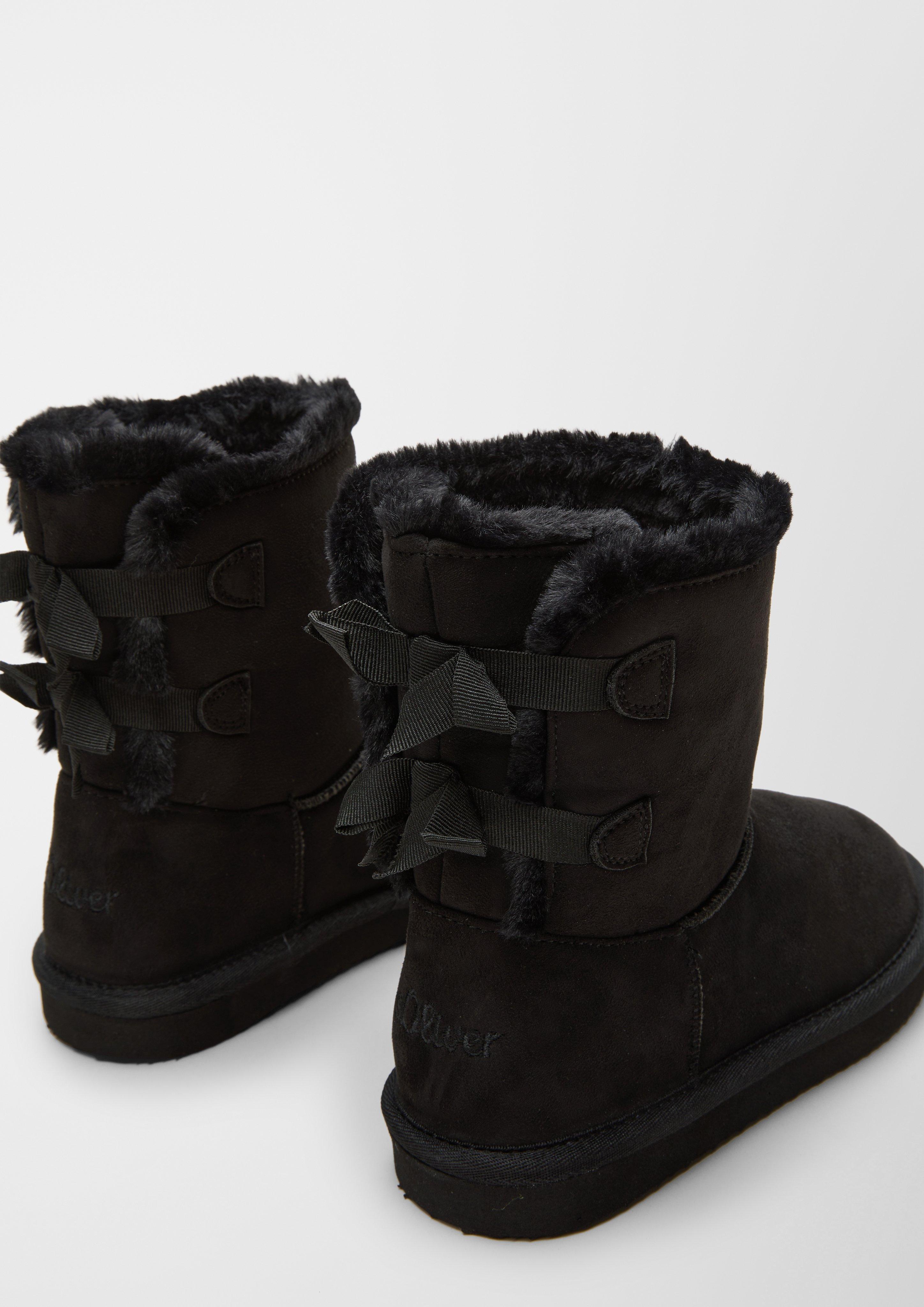 Gefütterte Velours-Stiefel  6006644-001