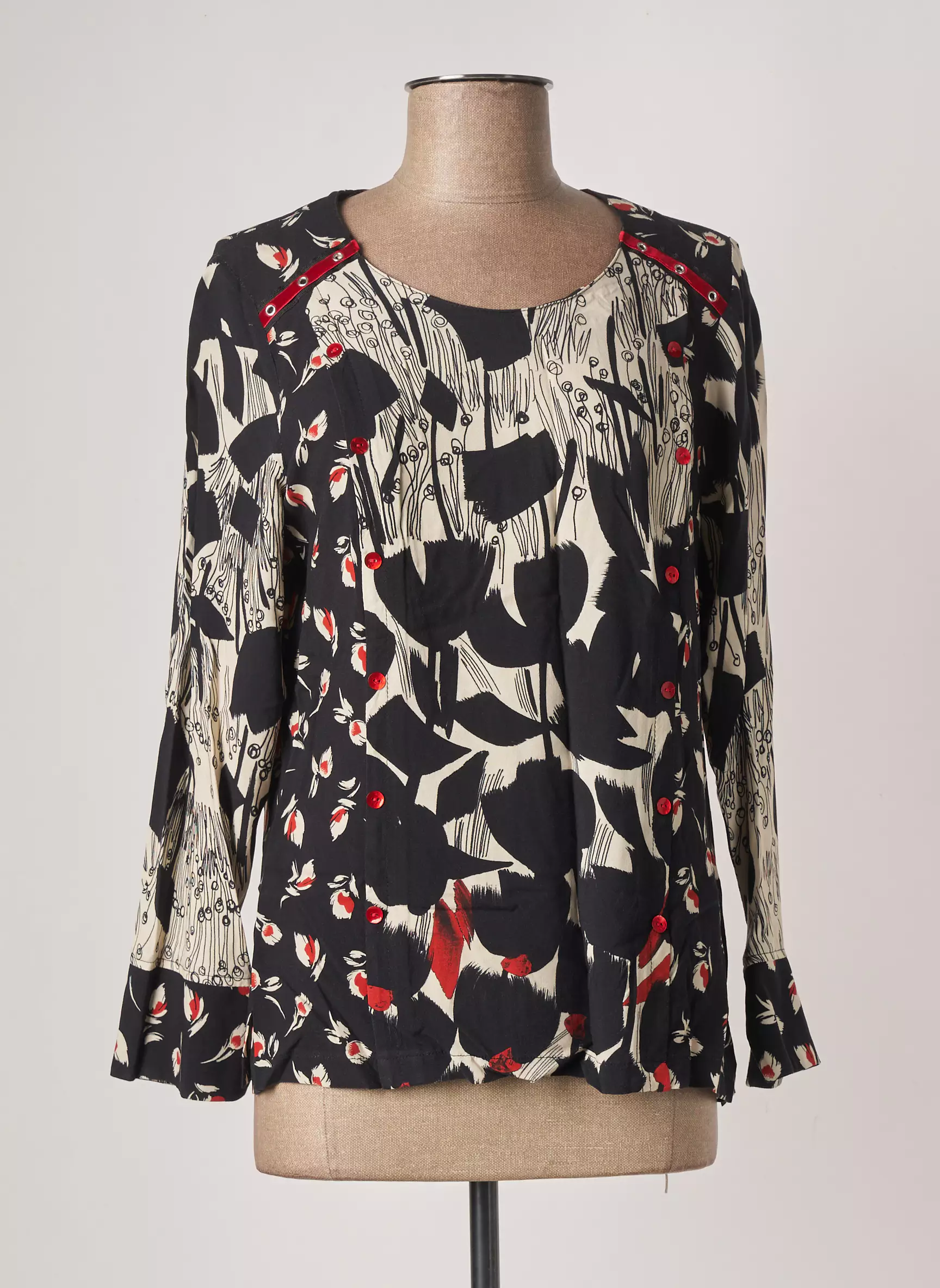 Meri Esca Blouses Femme couleur noir