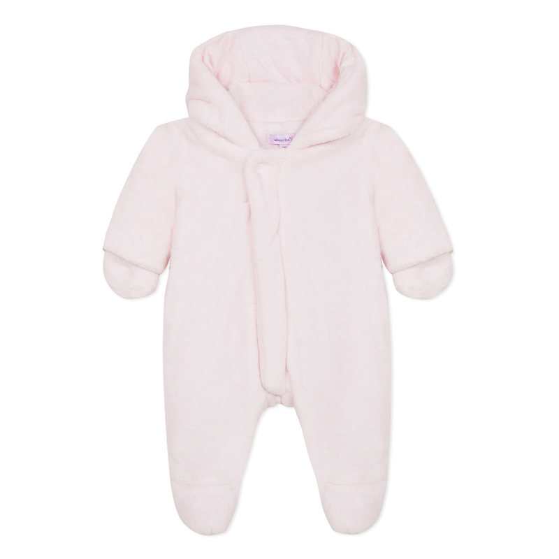 Pilote fausse fourrure rose pâle naissance Absorba