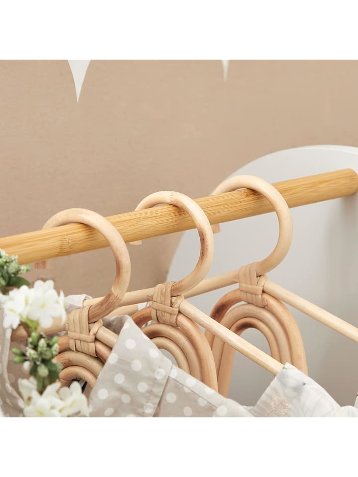 SoBuy Kindergarderobe in Weiß - (B)97 x (H)108 x (T)35cm günstig kaufen onesize