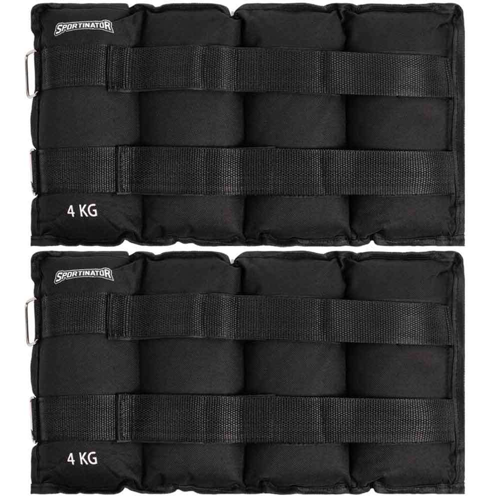 SPORTINATOR Arm- & Bein-Gewichtsmanschetten 4 kg 2 Stück