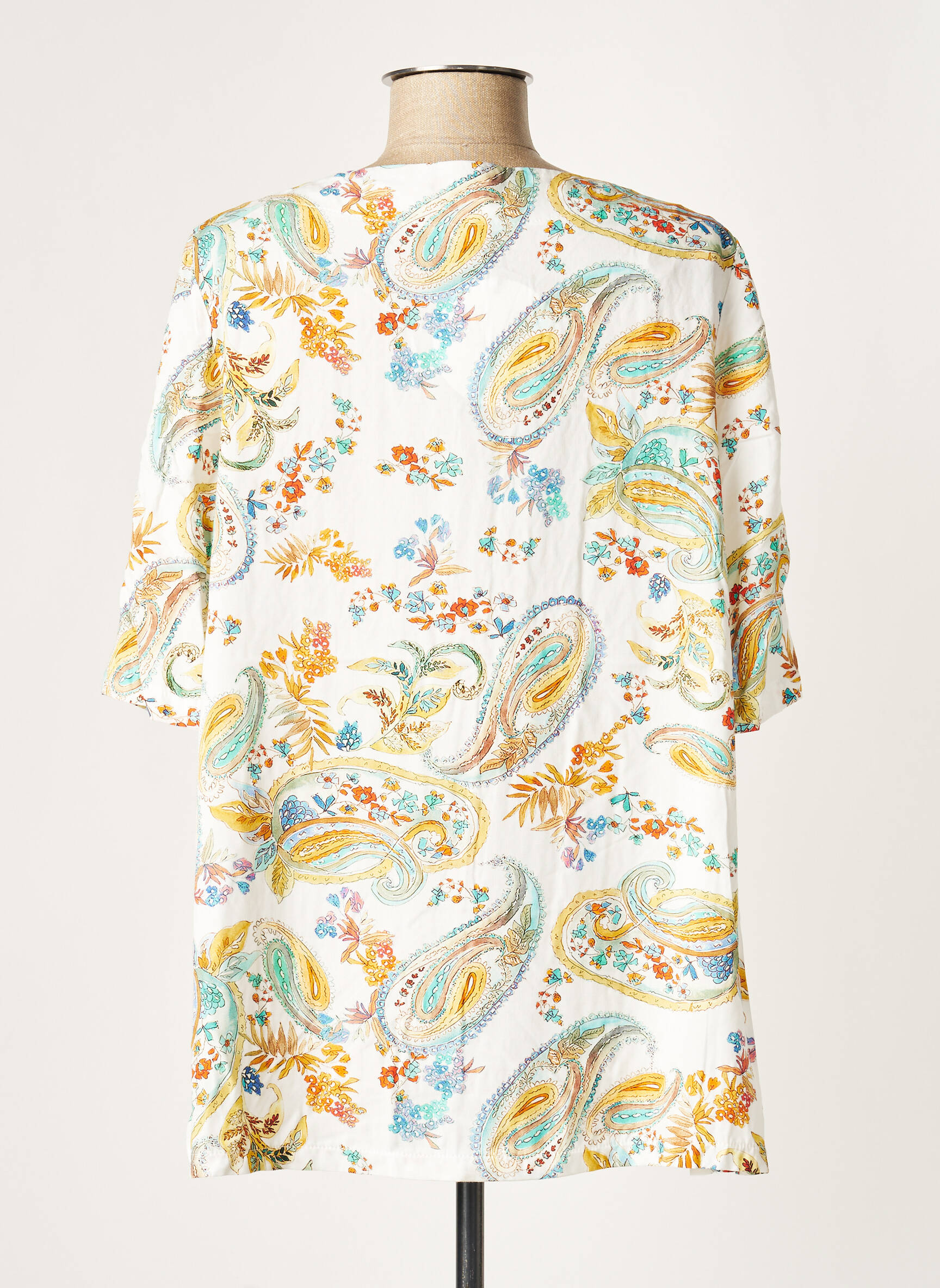 An Ii Vito Tuniquemanchecourte Femme couleur blanc