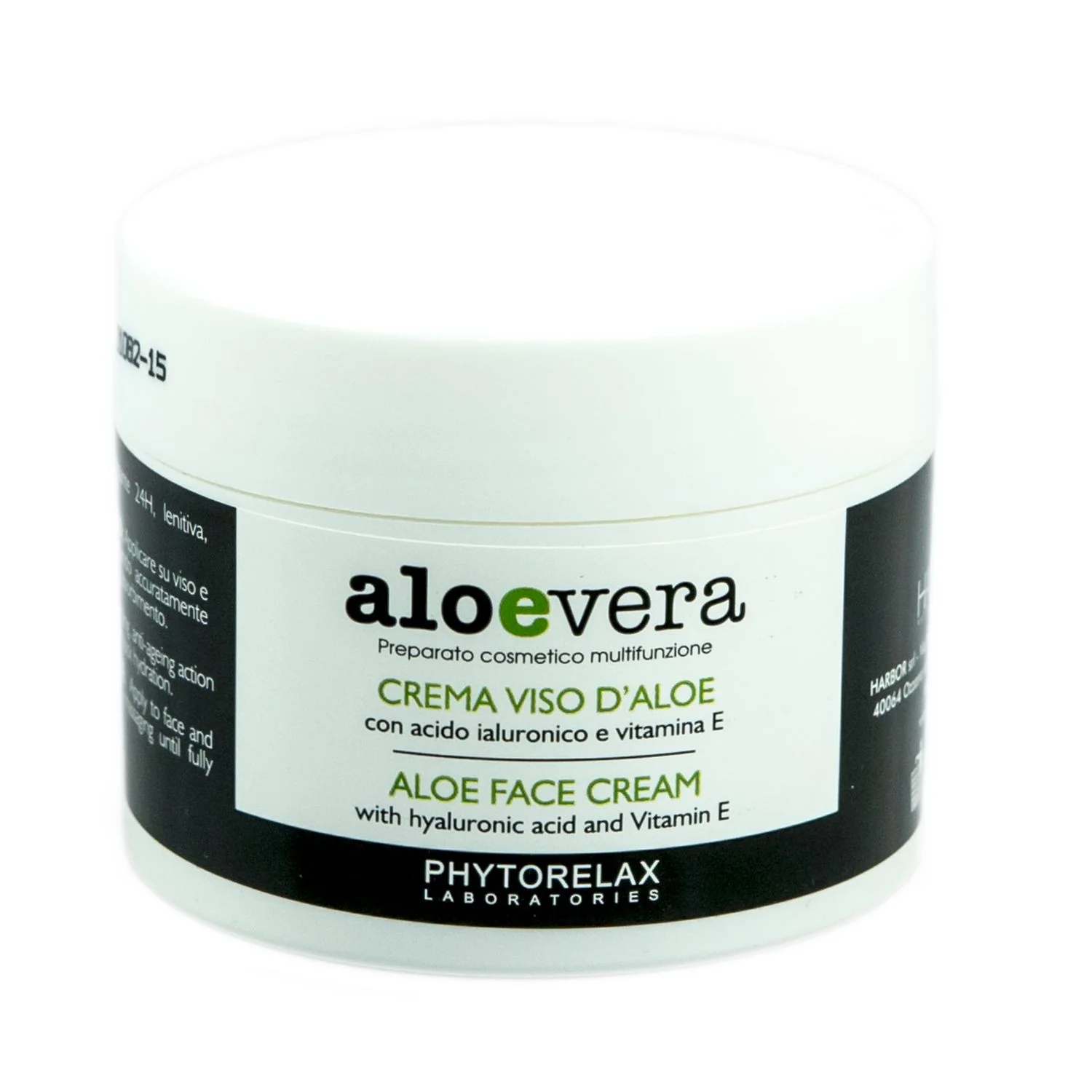 Skincare 98% Natural Crema Viso d'Aloe - Tratt.viso 24 ore idratante, Base Trucco idratante, Tratt.viso 24 ore lenitiva, Base Trucco lenitiva