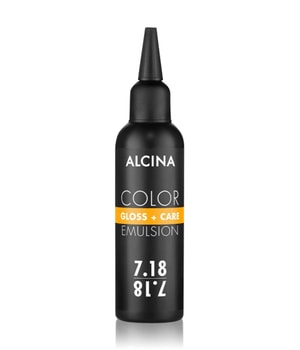 ALCINA Color Gloss+Care Emulsion 7.18 Mittelblond-Asch-Silber Haartönung-100 ml