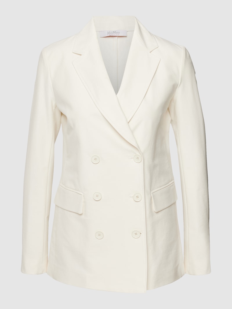 Blazer mit Reverskragen Modell 'ORNELLA' in weiß